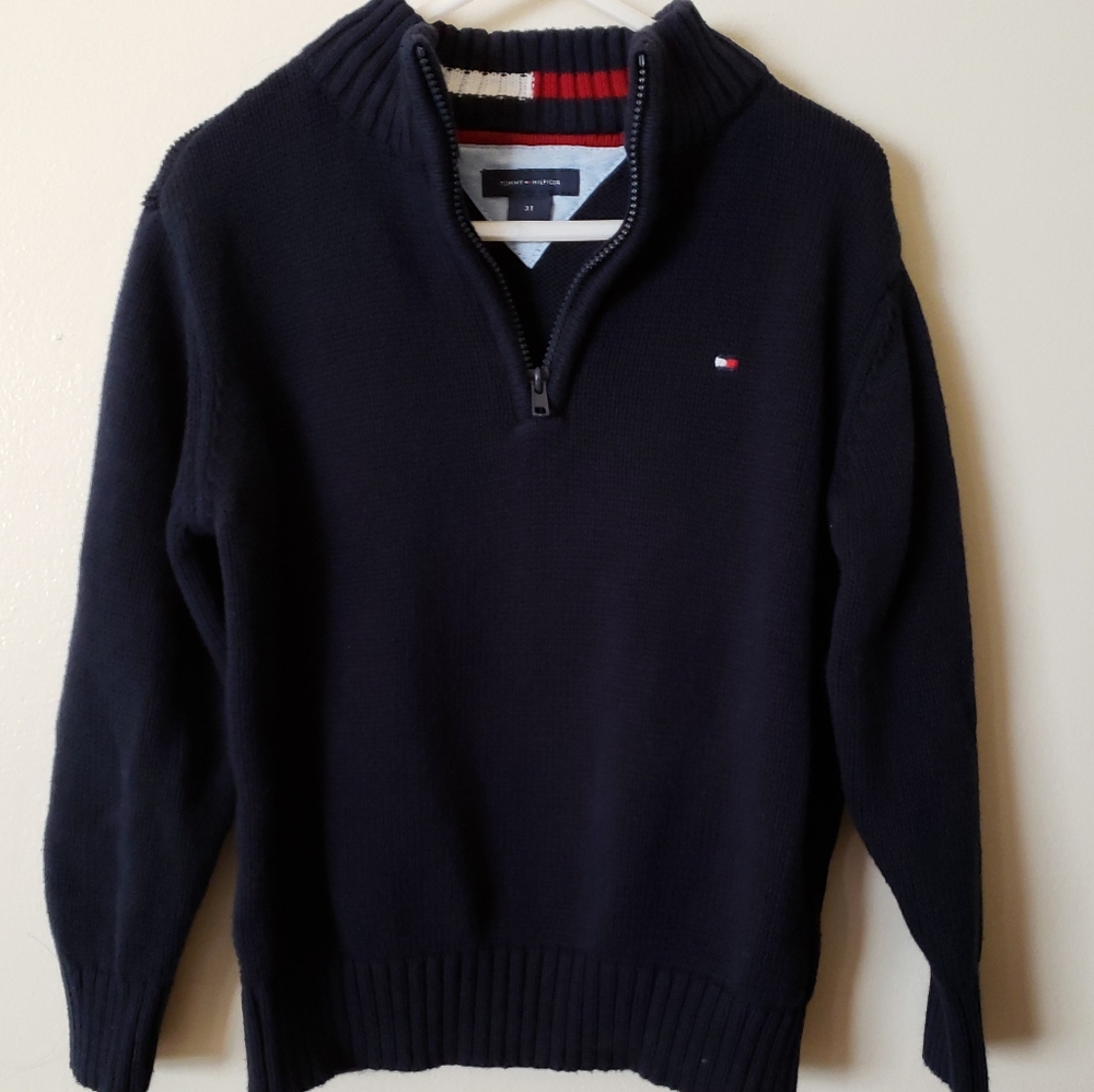 Tommy Hilfiger 1/4 Zip Sweater 3T